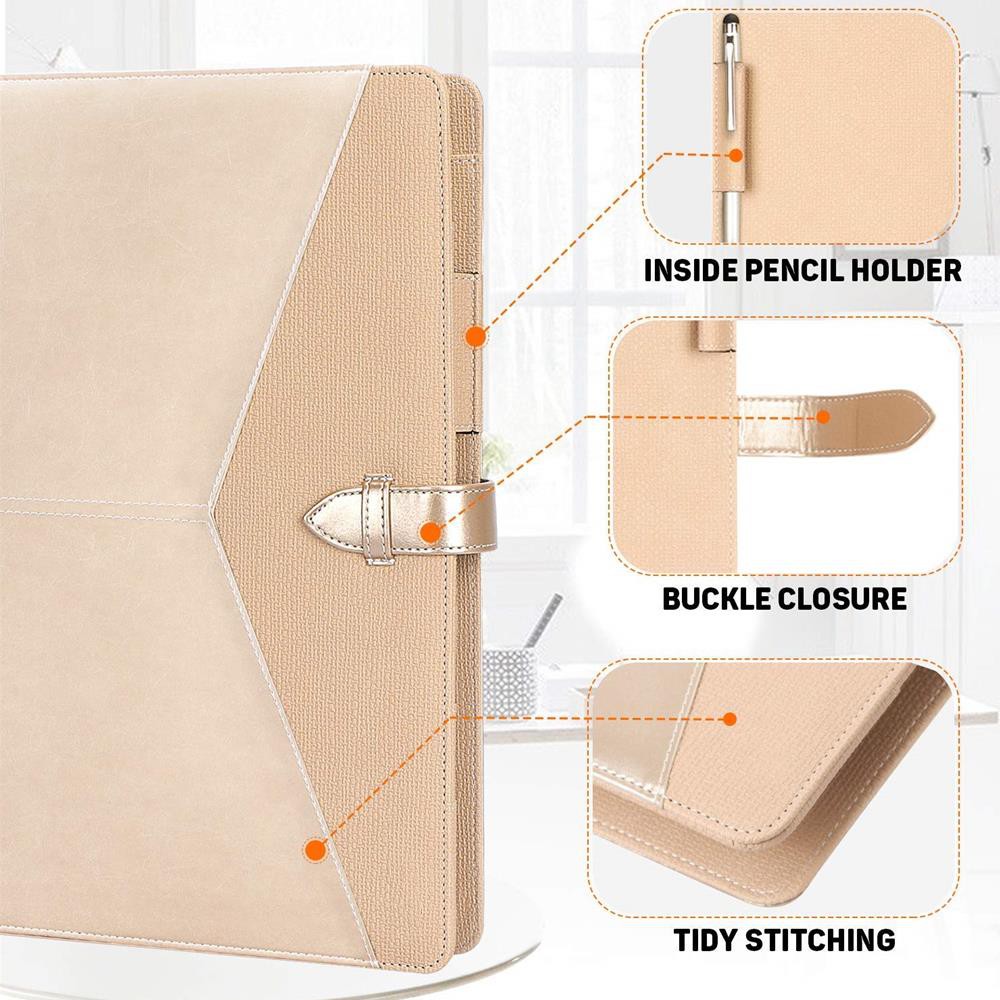 Leather Folder 3 Ring Binder-5