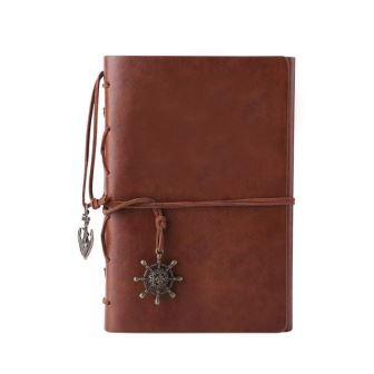 Vintage A5 Leather Travel Notebook