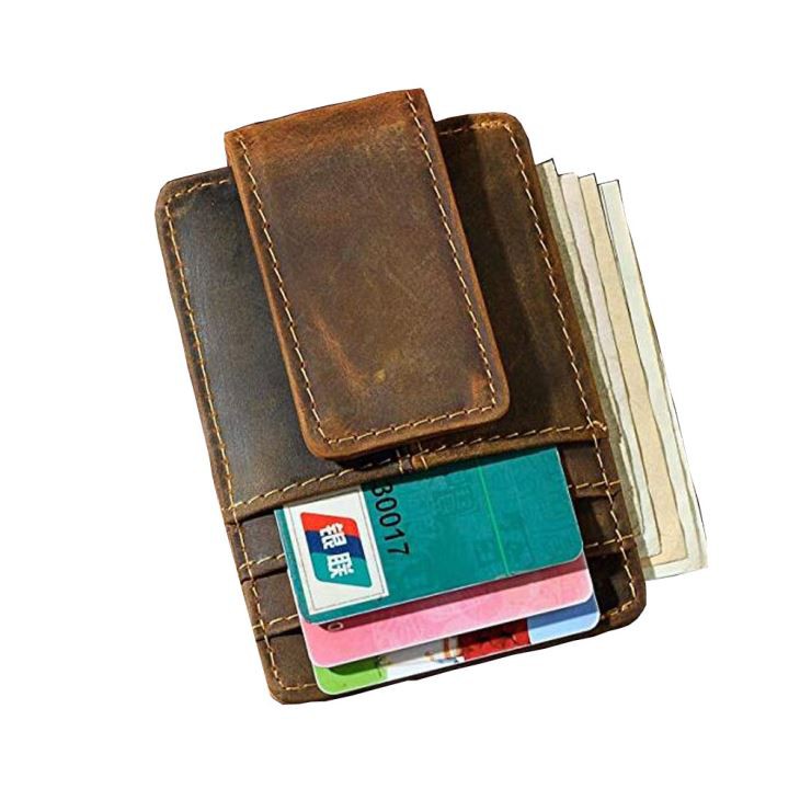 leather id credit card holder