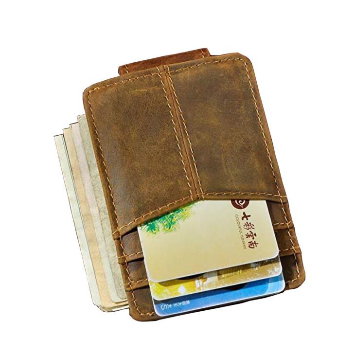 RFID Minimalist Leather Card Holder