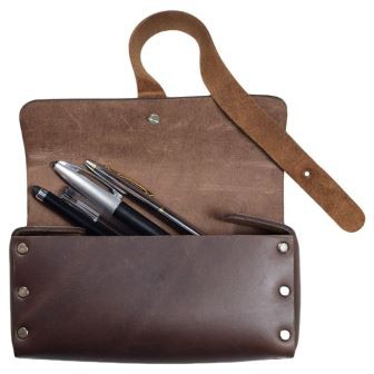 Debela kožna futrola s okovom