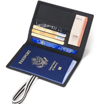 Kožni nosač pasoša Rfid