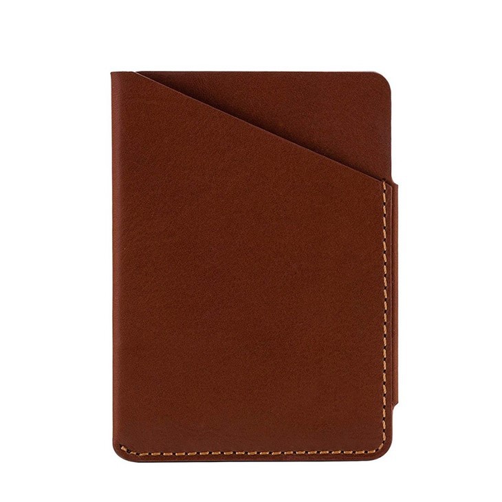 Caramel Leather Card Wallet